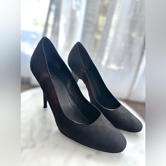 AUTHENTIC GIVENCHY FLORAL PUMPS HEELS Size 36.5 - Picture 8 of 16